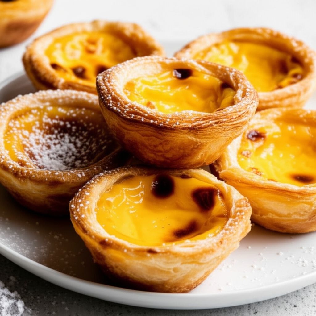 Portuguese Custard Tarts - Pasteis de Nata